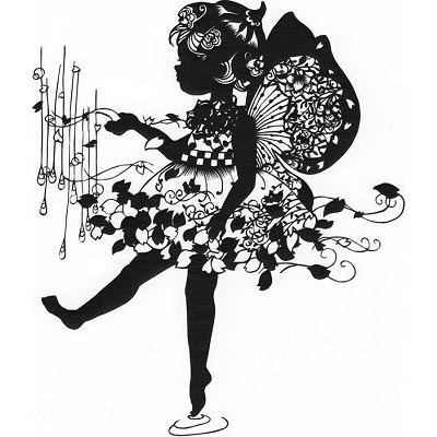 PAPER CUTS DANCING GIRL