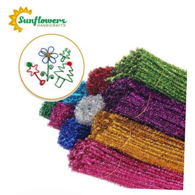 GLITTER CHENILLE STEMS