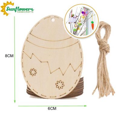 DIY Crafts Unfinished Wood Easter Egg Products