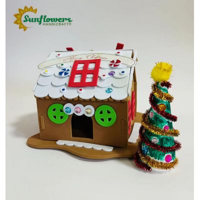 Best Seller Customizable EVA Foam Christmas House Making Sets