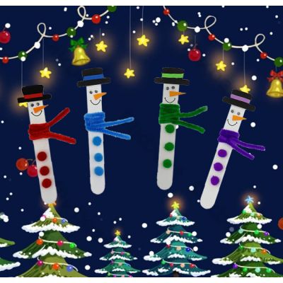 EVA Christmas Snowman Bookmarks Craft Kit