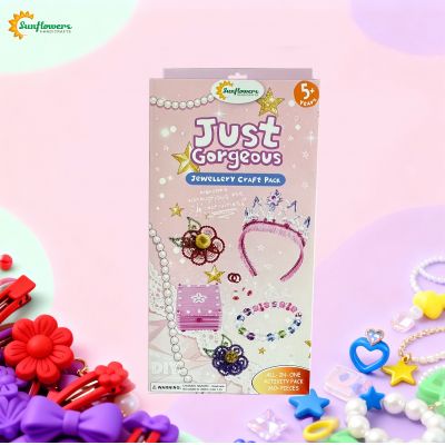 New 2025 JUST GORGEOUS Craft Jewelries Making Kit Color Box Pack Set