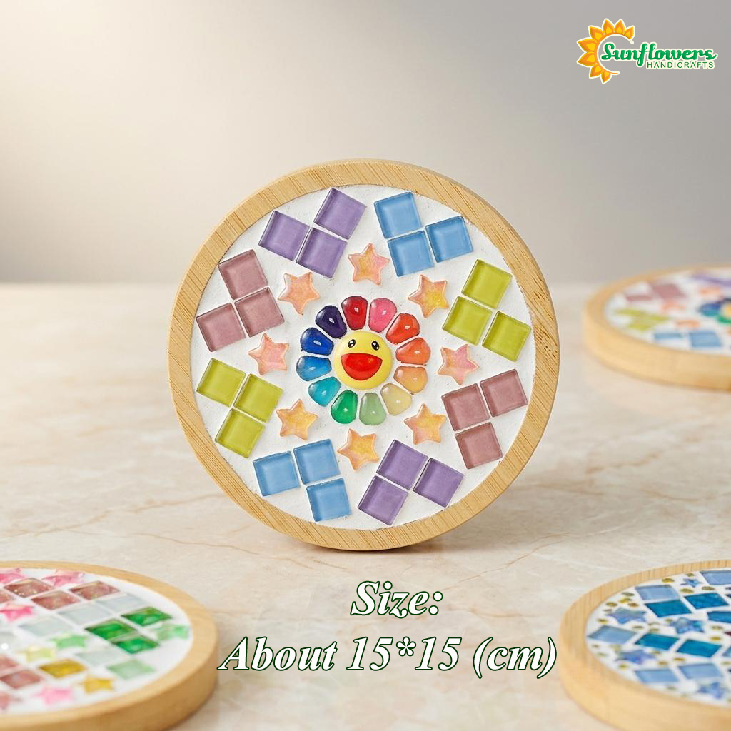 Professional Mosaic DIY Coaster Material Kit