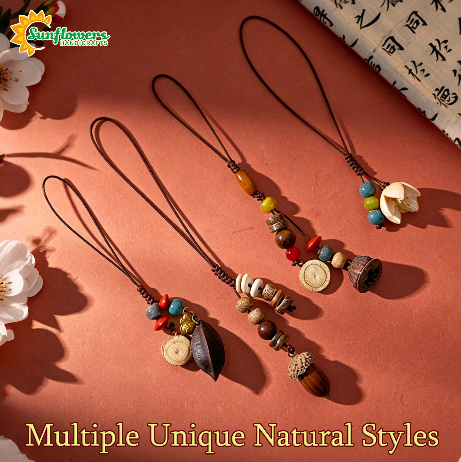 Sunflowers New Handcrafted Natural Botanical Herbal DIY Bracelet Kit