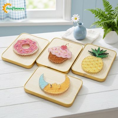 DIY String Art Kit for Adults Wooden Handmade Wall Hanging Decor